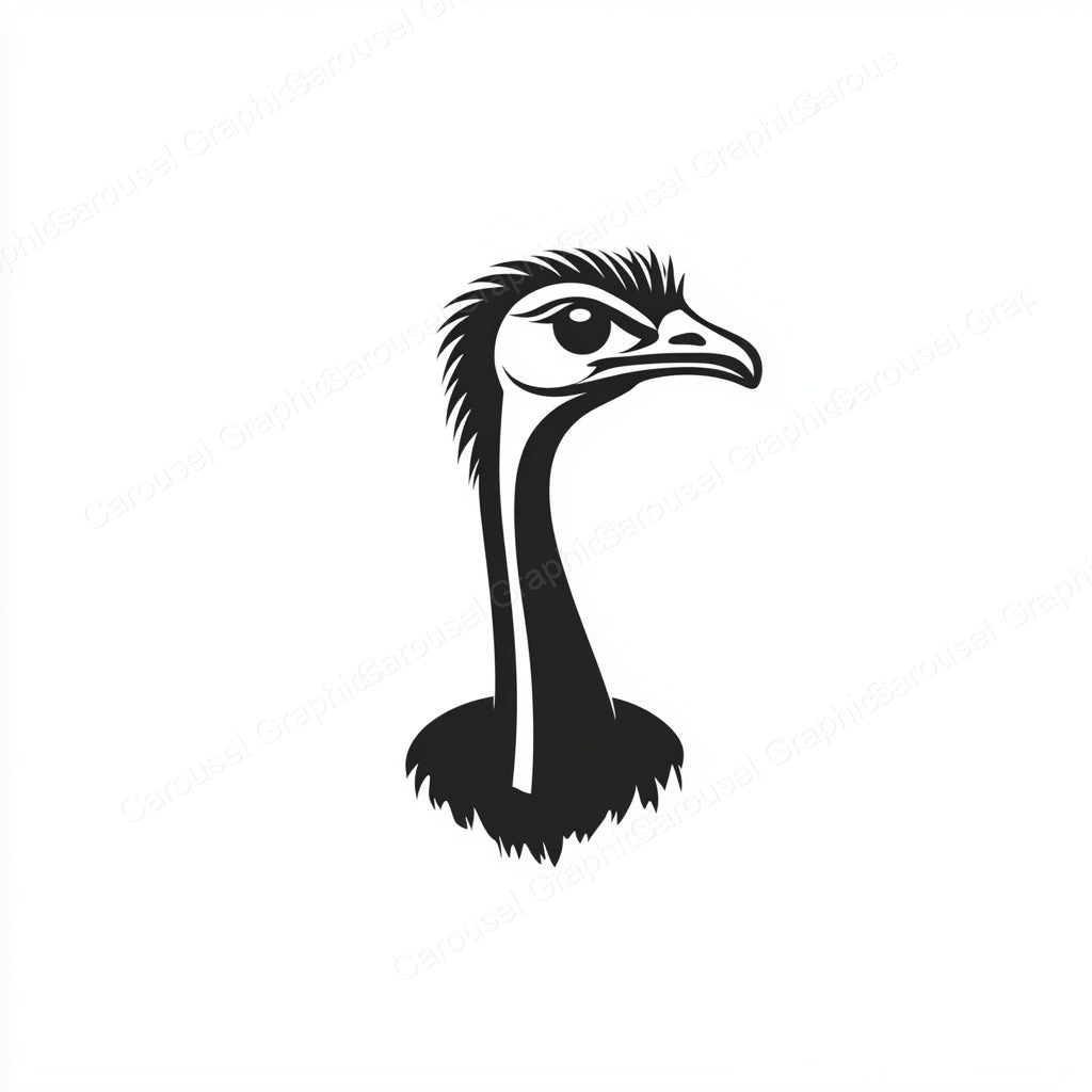 Ostrich Vector Graphic preview