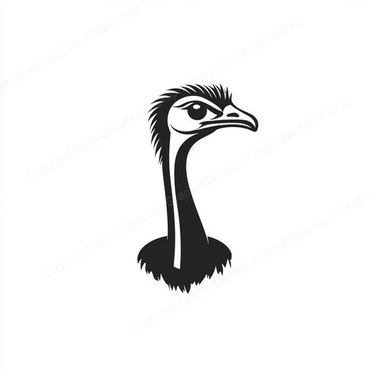 Ostrich Vector Graphic preview