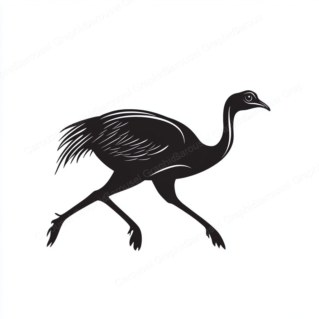 Ostrich Vector Graphic preview