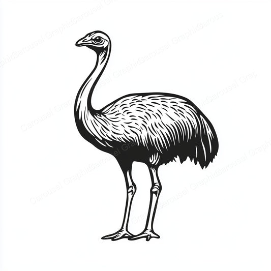 Ostrich Vector Graphic preview