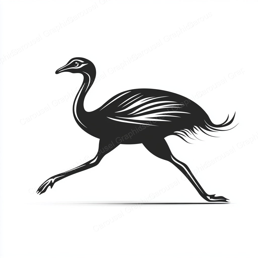 Ostrich Vector Graphic preview