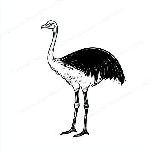 Ostrich Vector Graphic preview