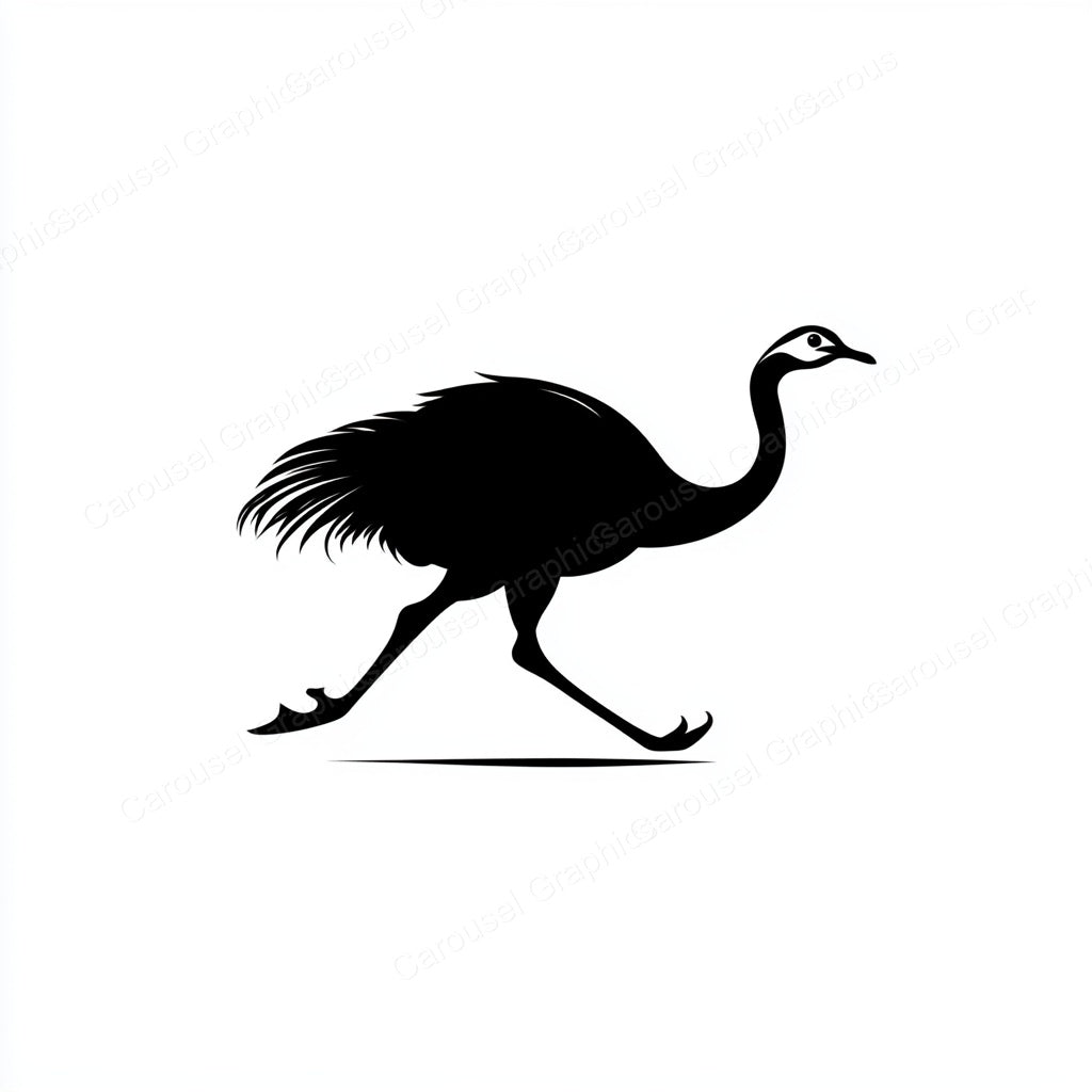 Ostrich Vector Graphic preview