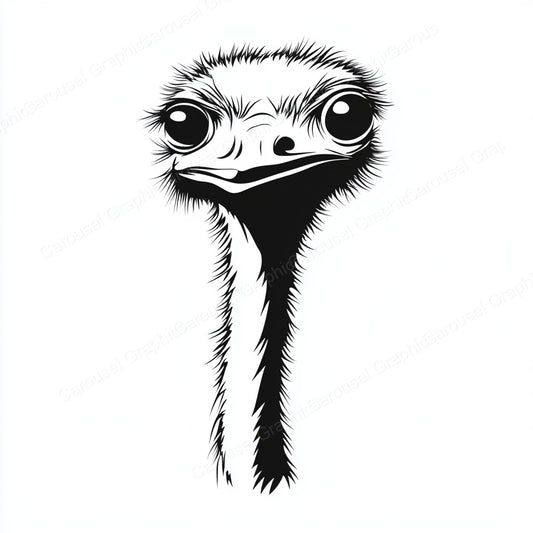 Ostrich Vector Graphic preview