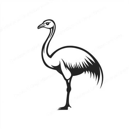 Ostrich Vector Graphic preview