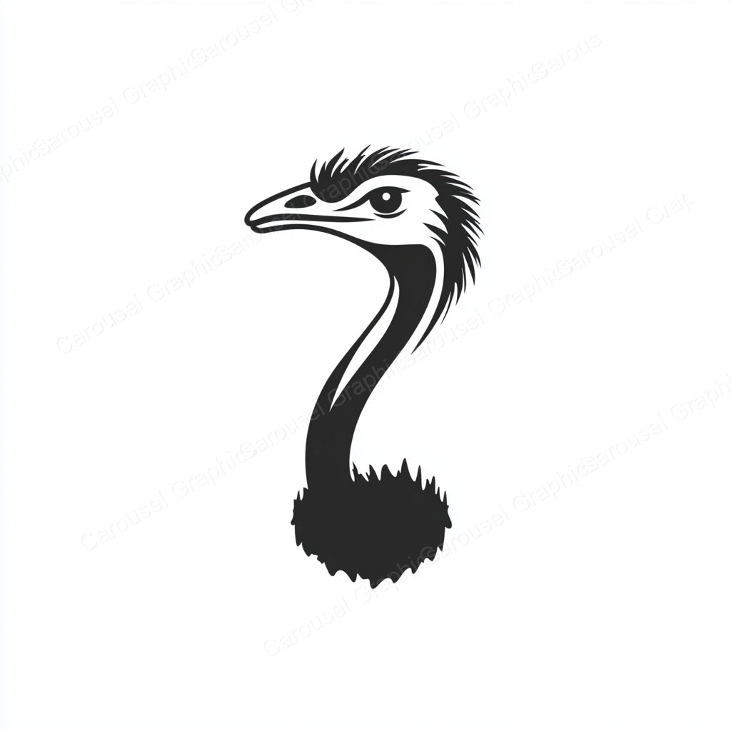 Ostrich Vector Graphic preview