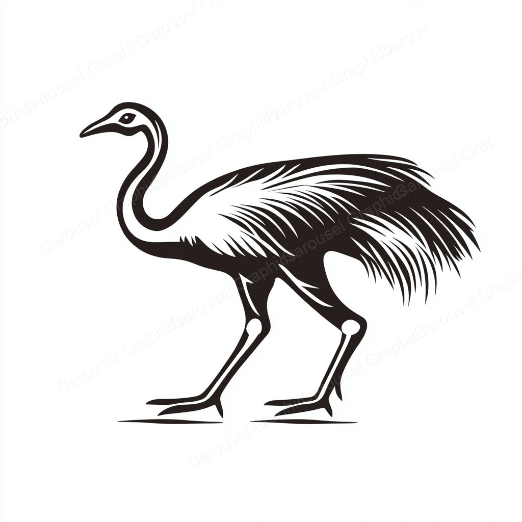 Ostrich Vector Graphic preview