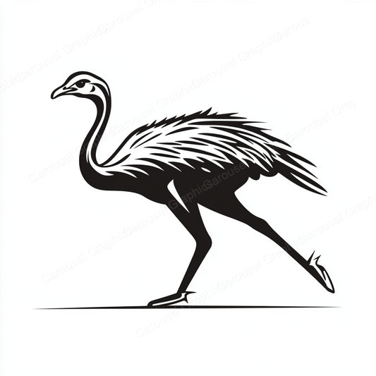 Ostrich Vector Graphic preview