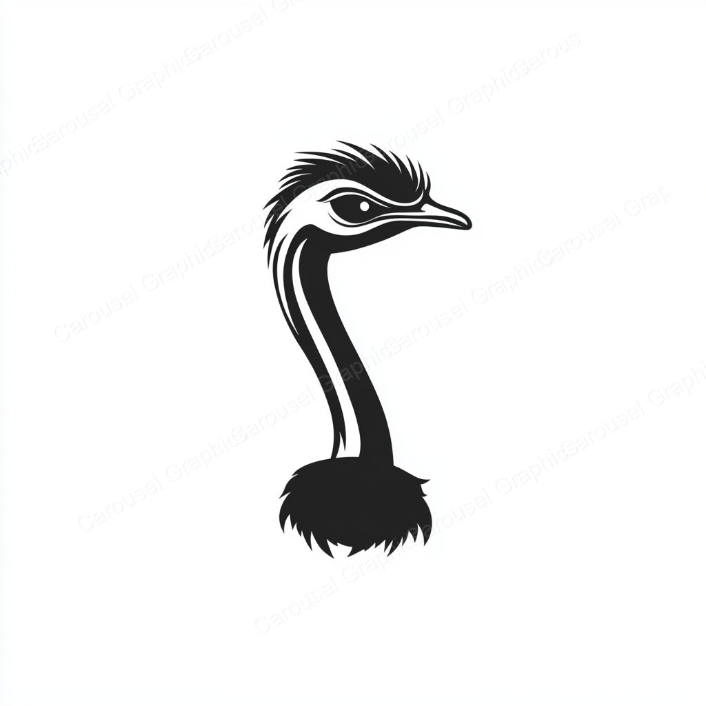 Ostrich Vector Graphic preview