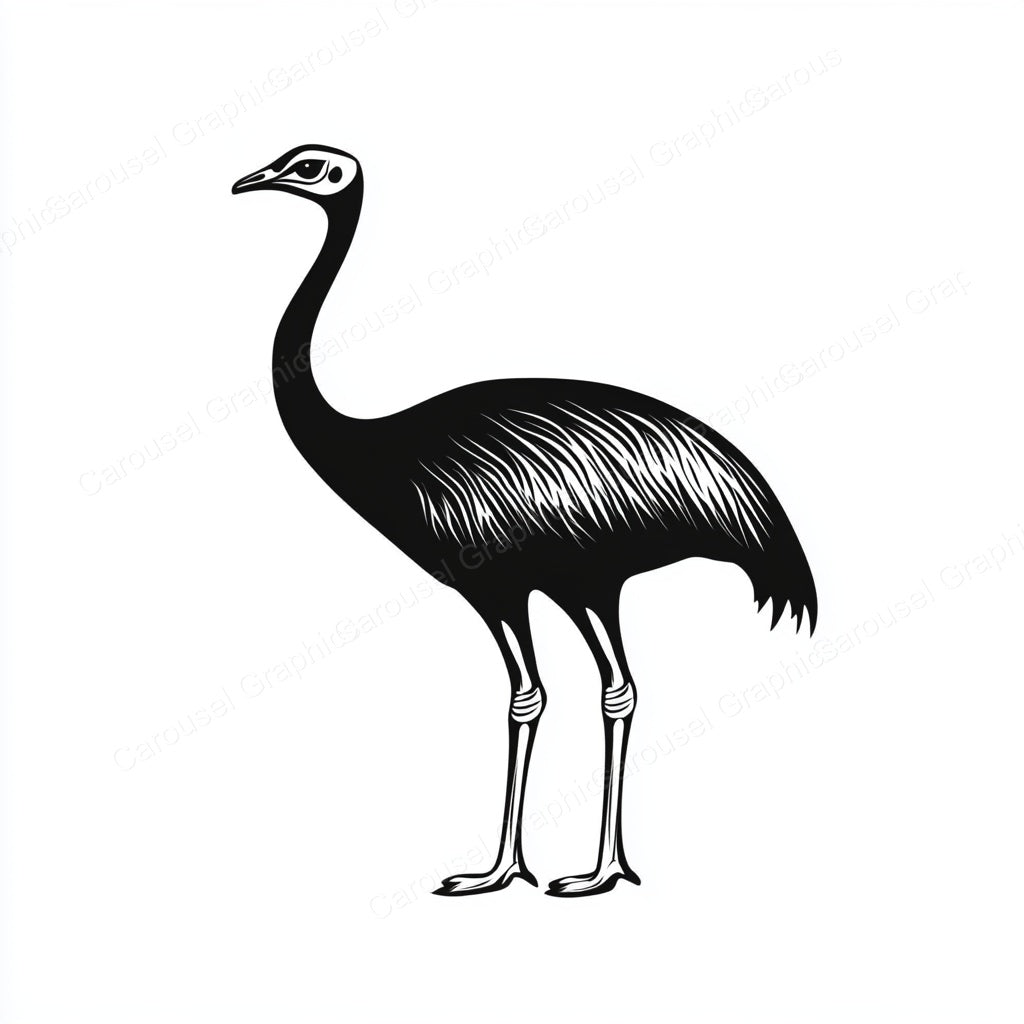 Ostrich Vector Graphic preview