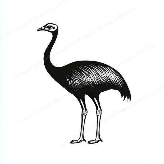 Ostrich Vector Graphic preview