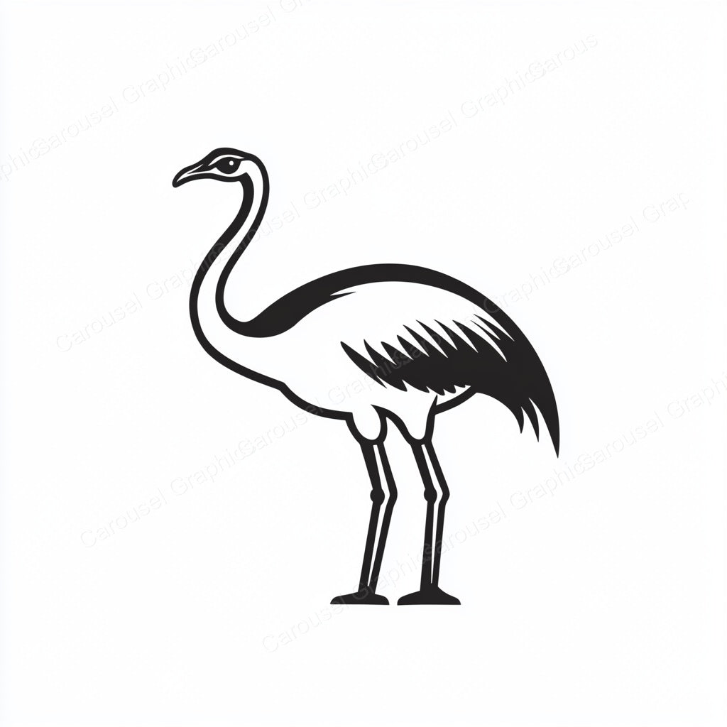 Ostrich Vector Graphic preview