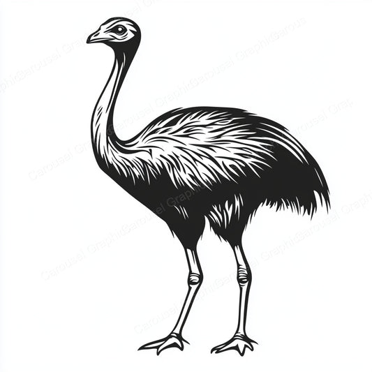 Ostrich Vector Graphic preview