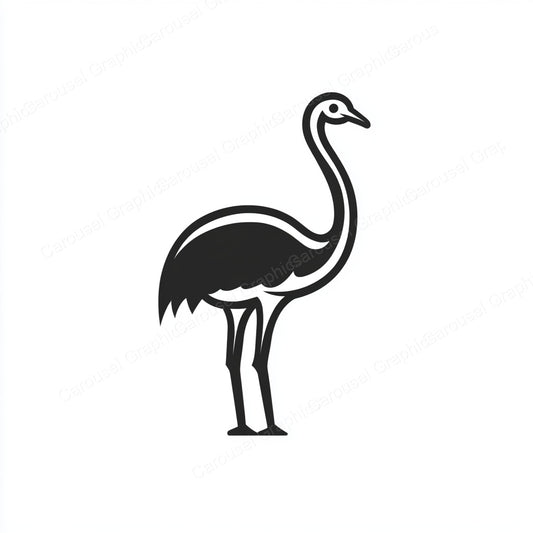 Ostrich Vector Graphic preview