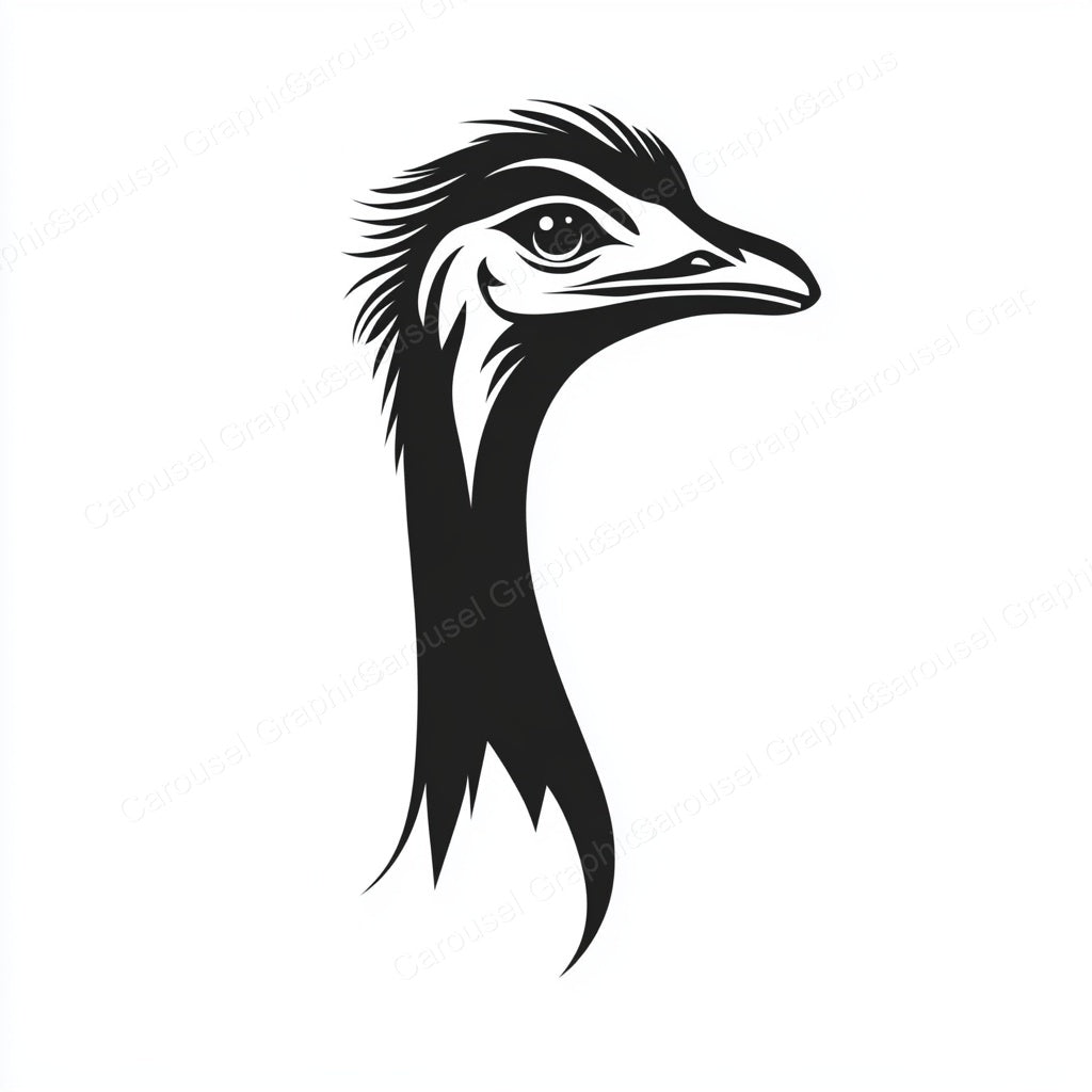 Ostrich Vector Graphic preview