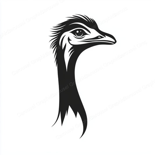 Ostrich Vector Graphic preview
