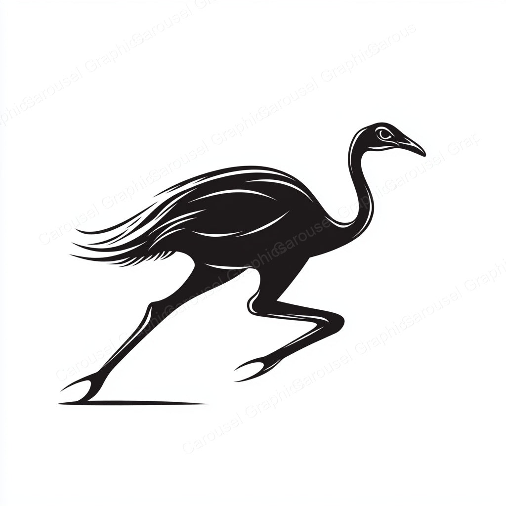 Ostrich Vector Graphic preview