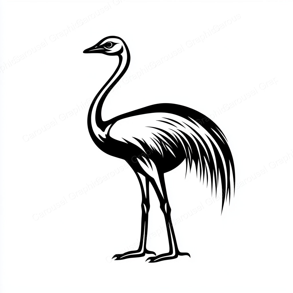 Ostrich Vector Graphic preview