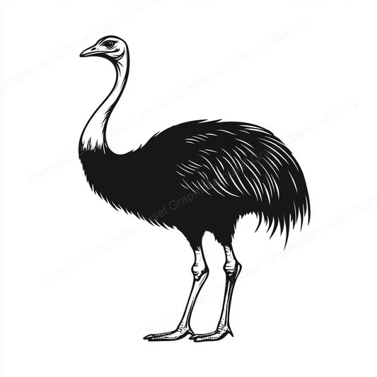 Ostrich Vector Graphic preview