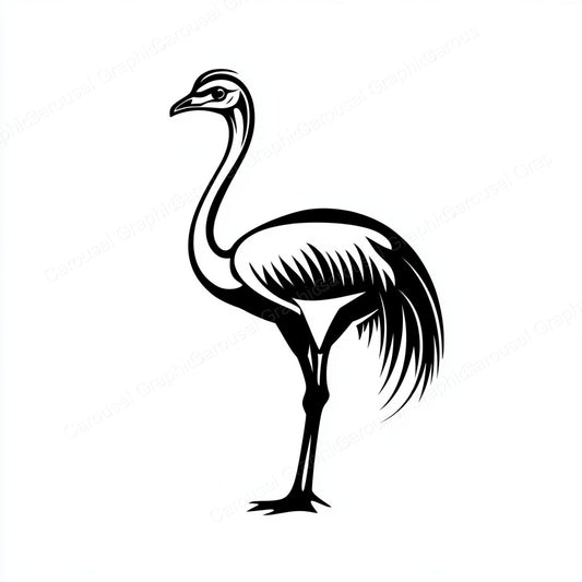 Ostrich Vector Graphic preview