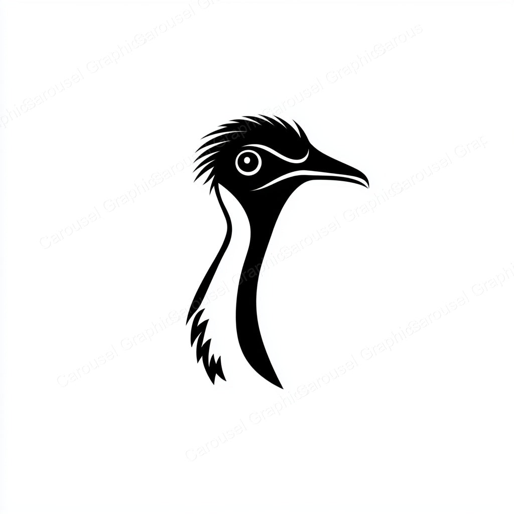 Ostrich Vector Graphic preview