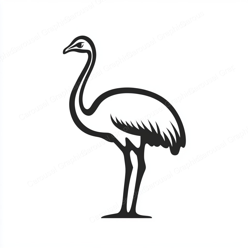 Ostrich Vector Graphic preview