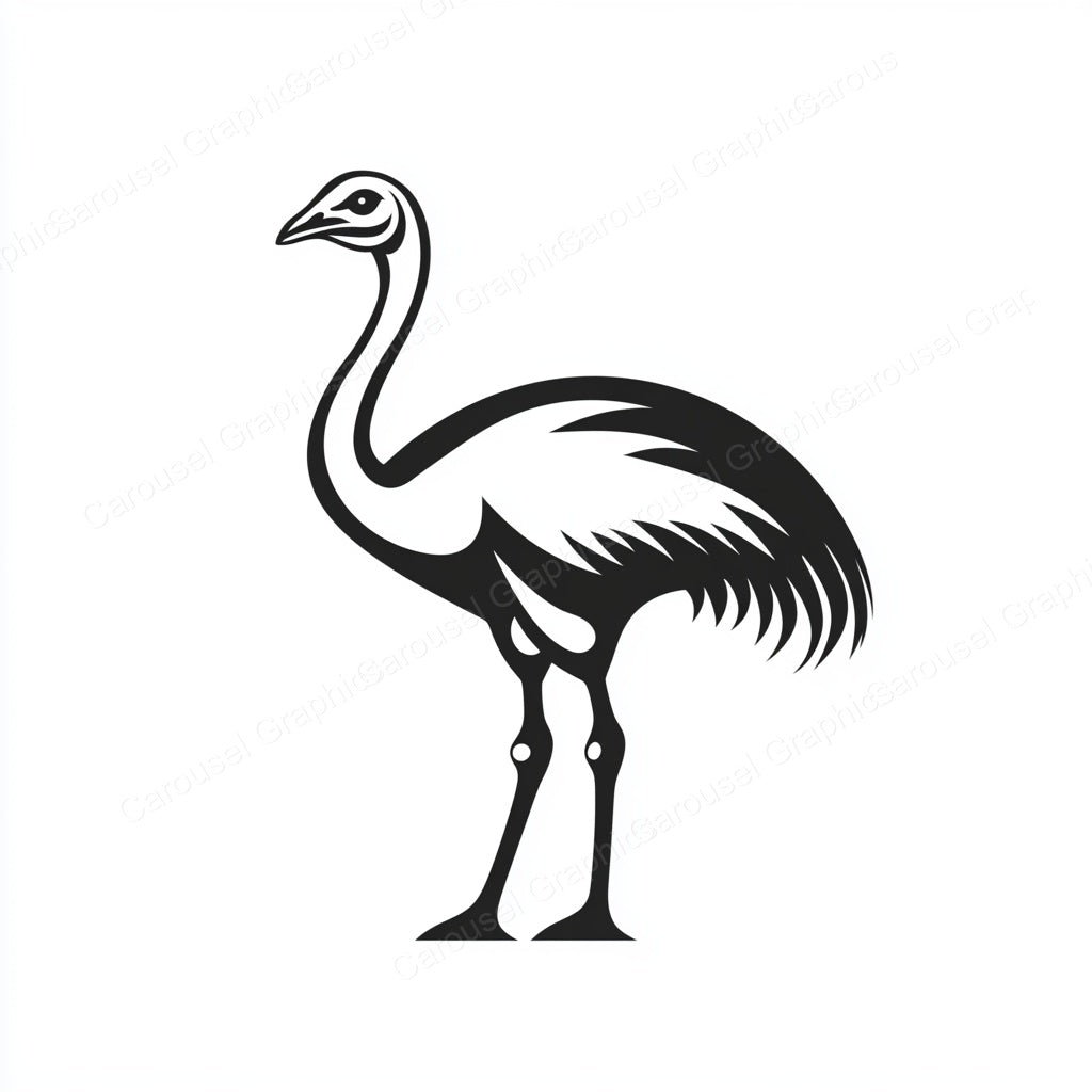 Ostrich Vector Graphic preview