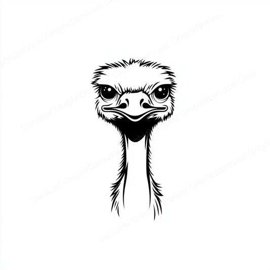 Ostrich Vector Graphic preview