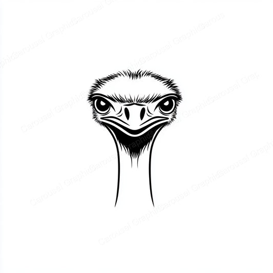 Ostrich Vector Graphic preview