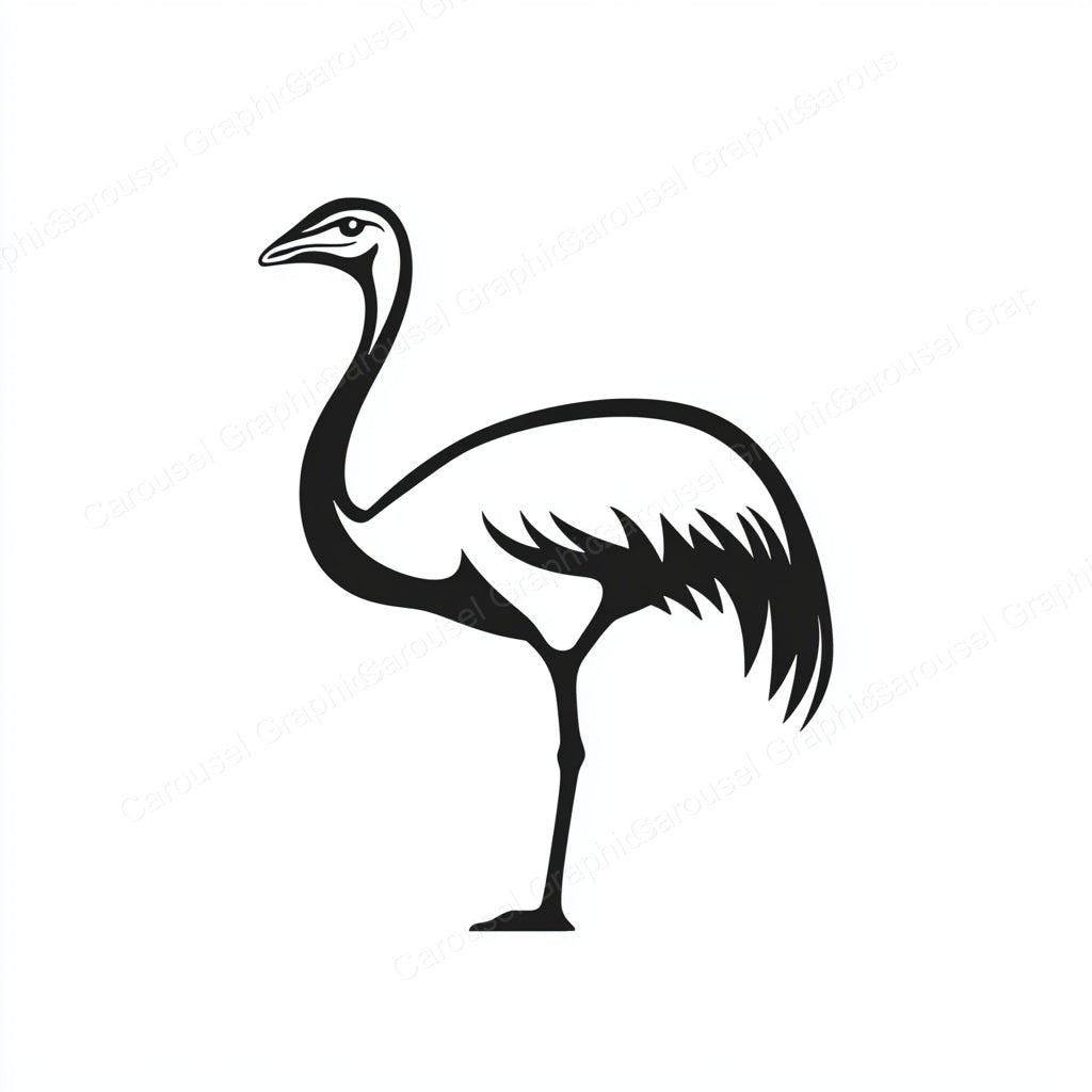 Ostrich Vector Graphic preview
