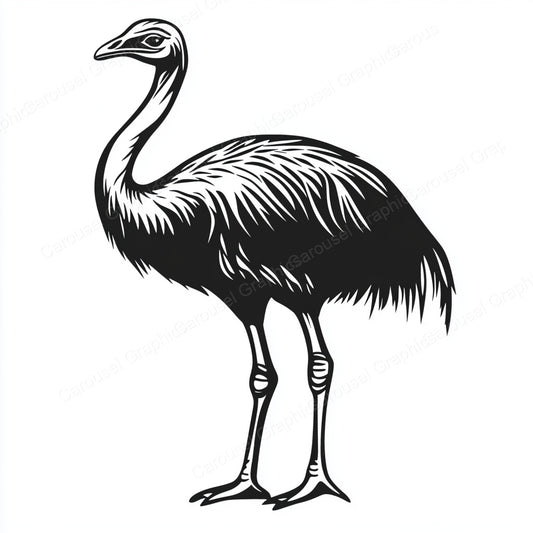 Ostrich Vector Graphic preview