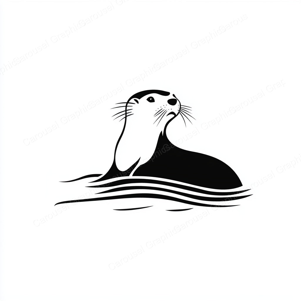 Otter Vector Graphic preview