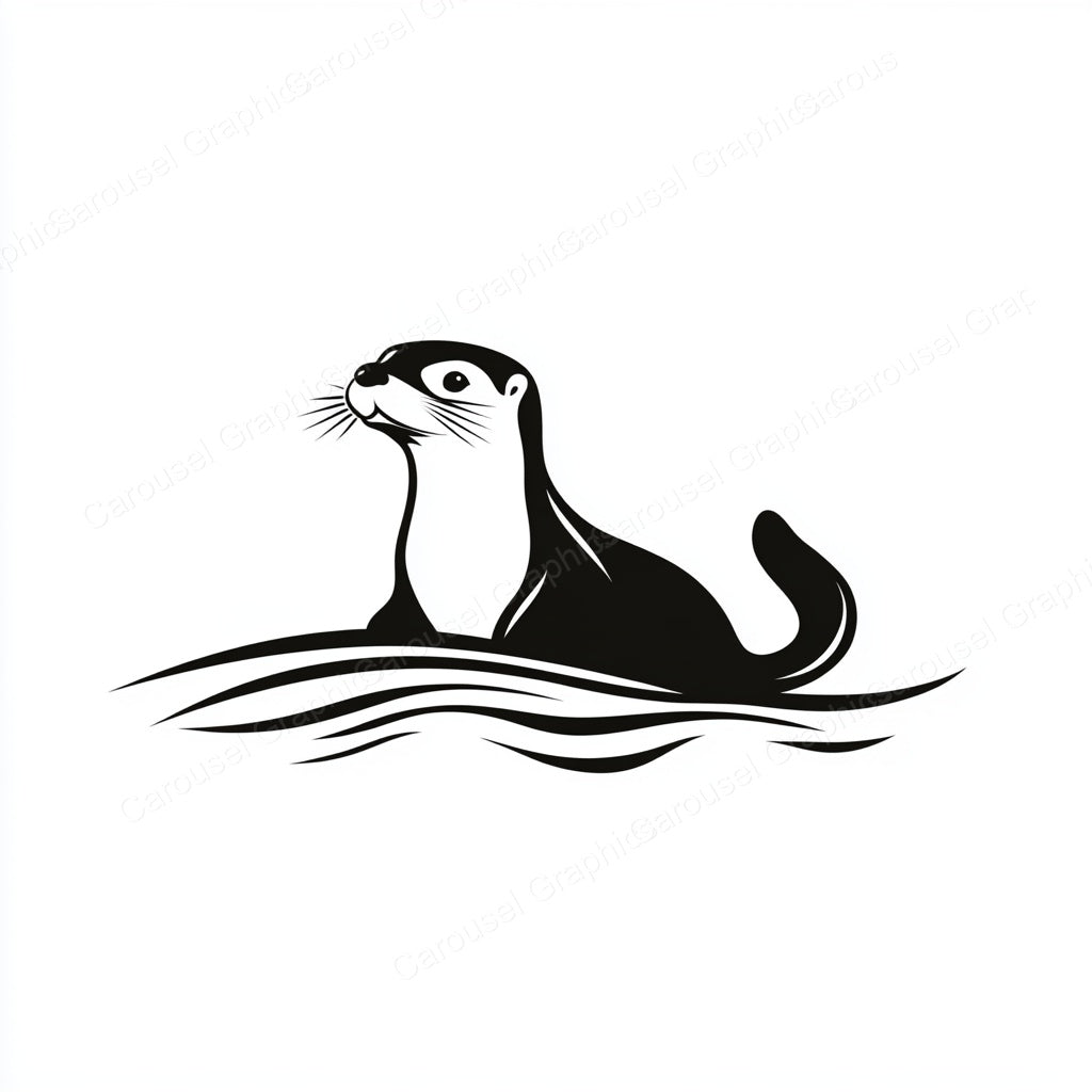 Otter Vector Graphic preview