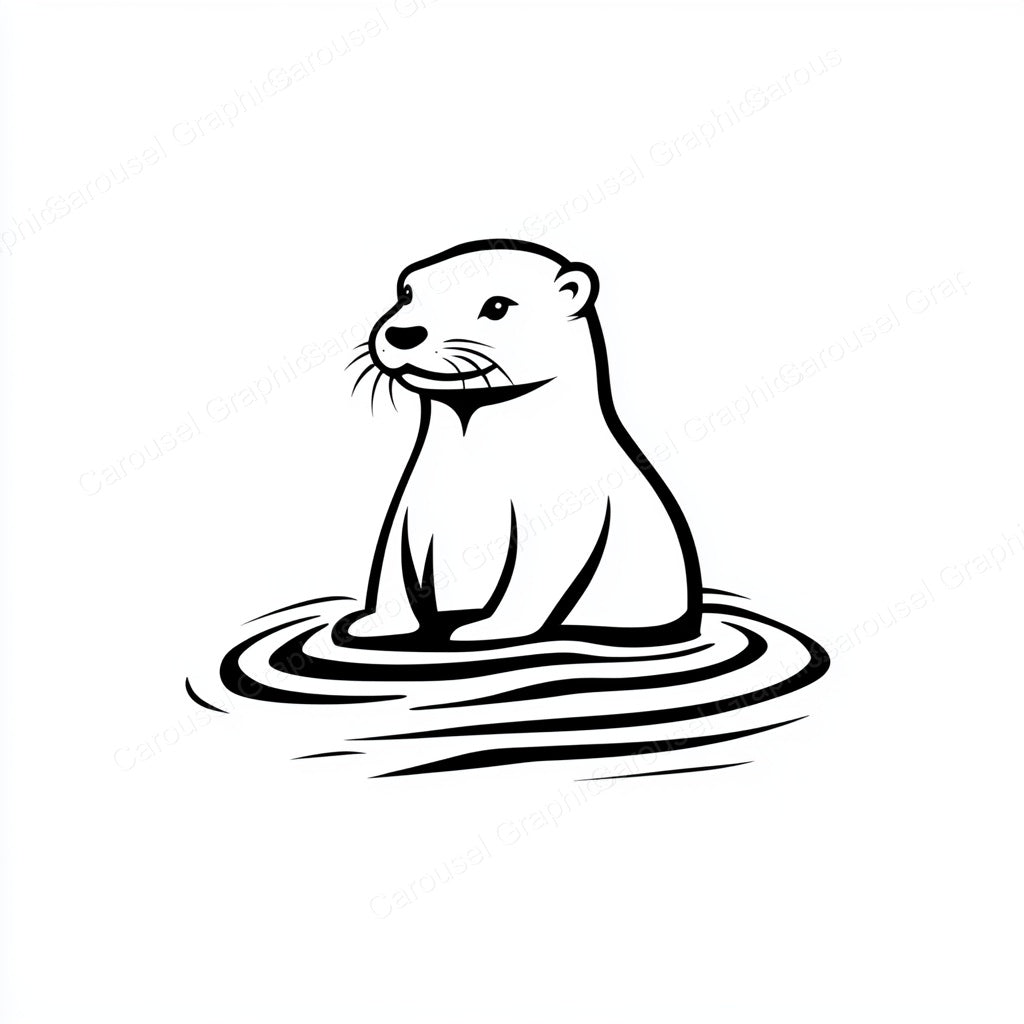 Otter Vector Graphic preview