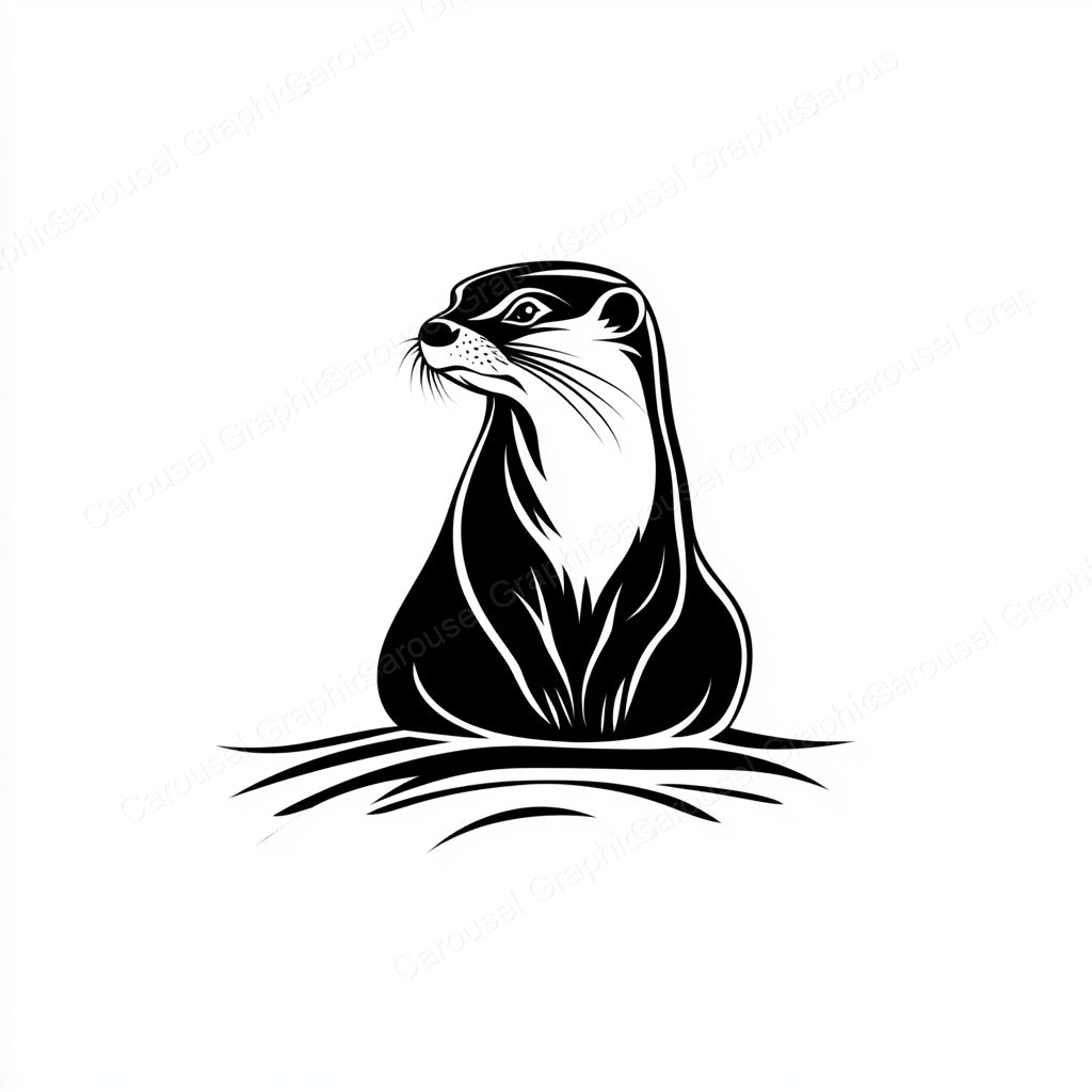 Otter Vector Graphic preview