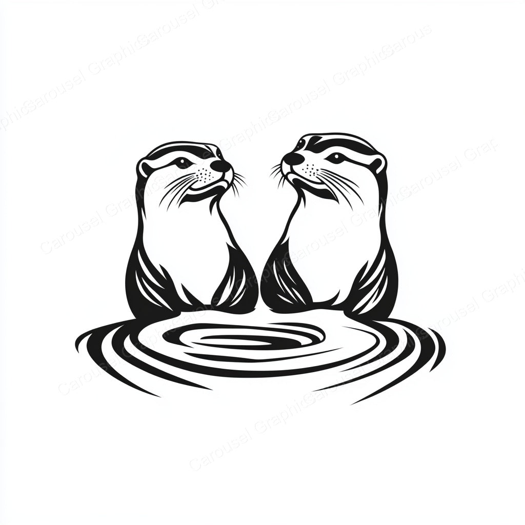 Otter Vector Graphic preview