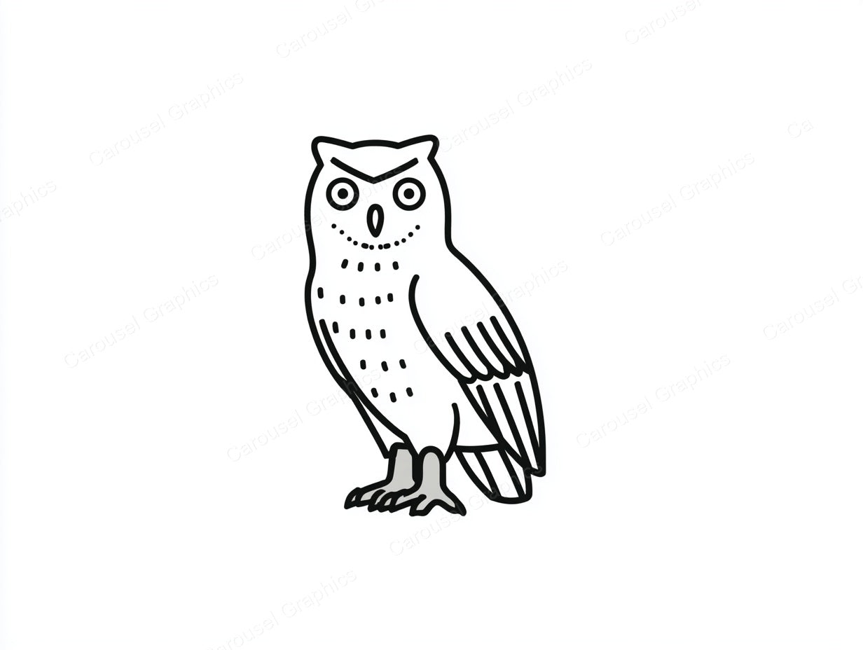 Owl Vector Graphic preview