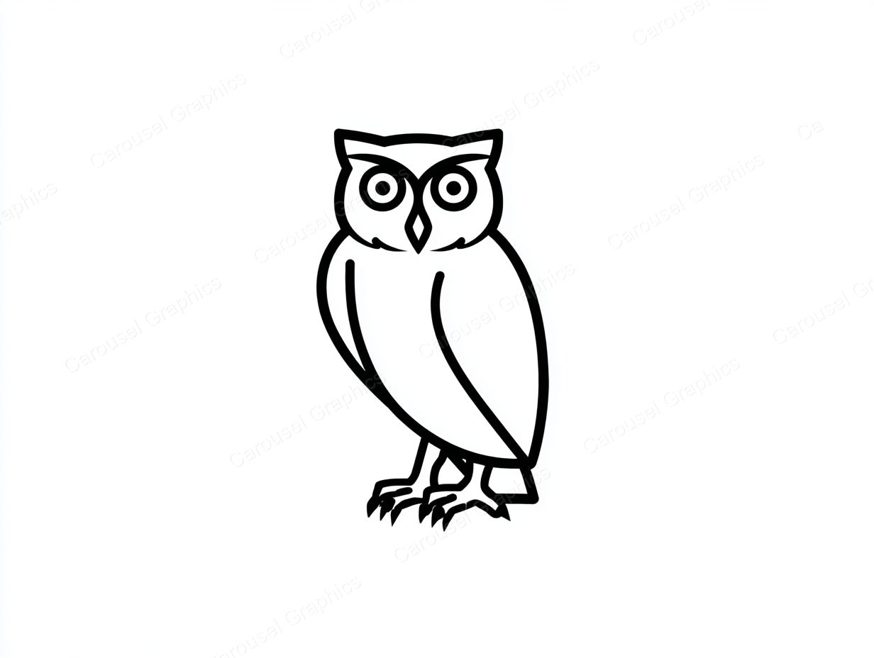 Owl Vector Graphic preview