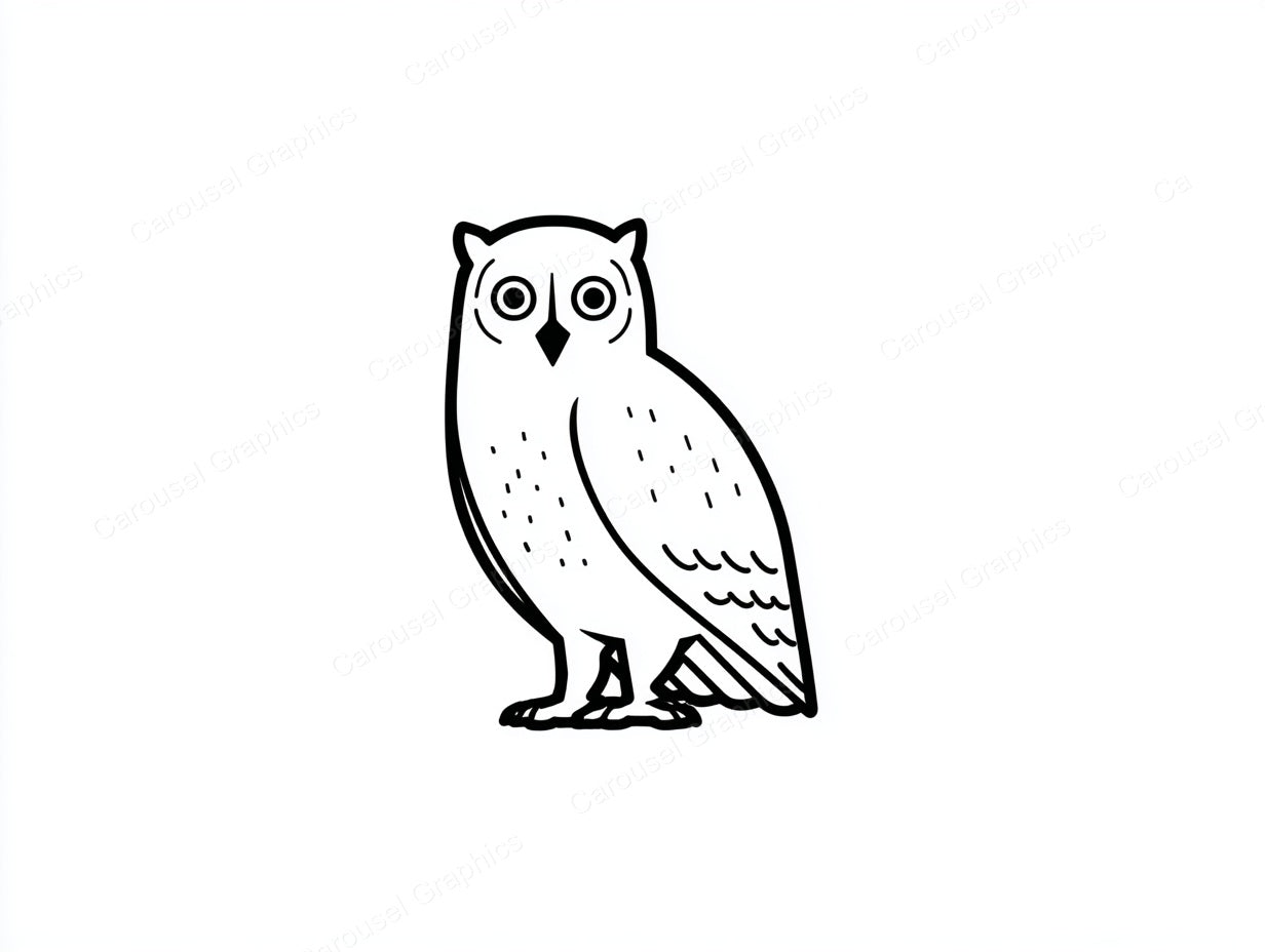 Owl Vector Graphic preview