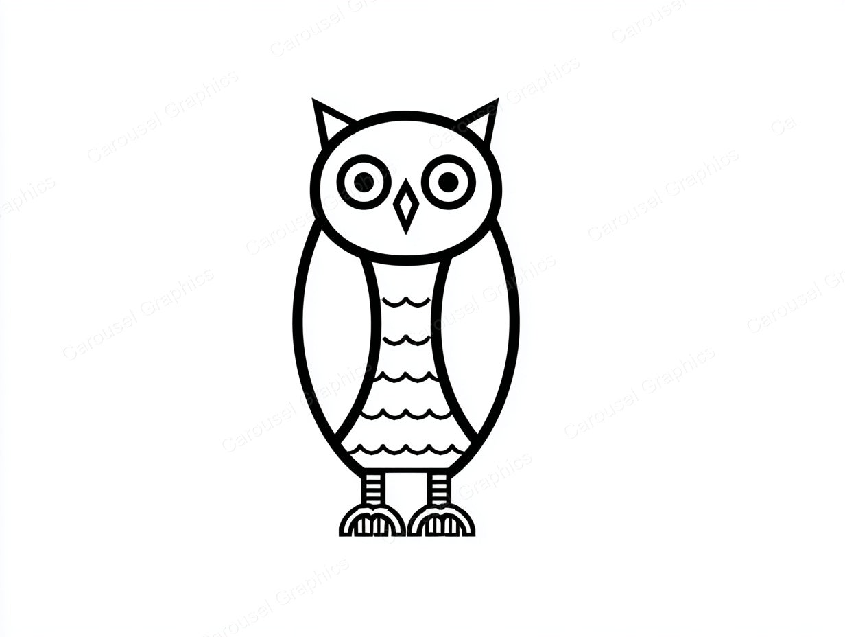 Owl Vector Graphic preview