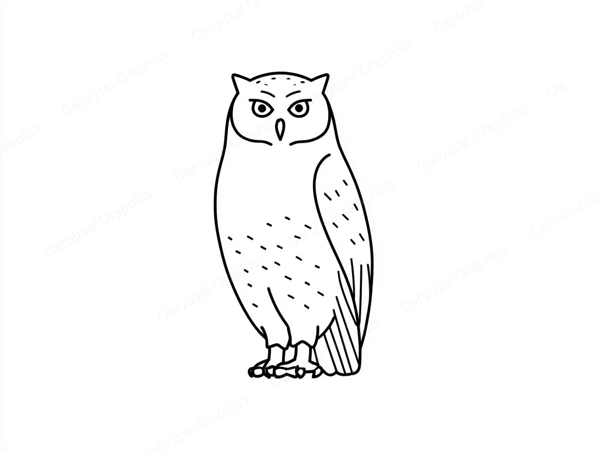 Owl Vector Graphic preview