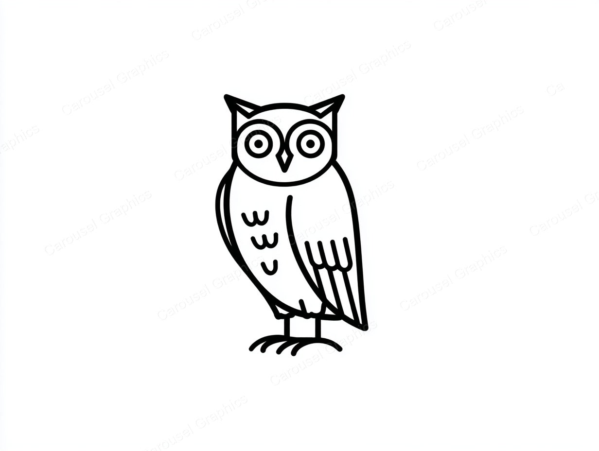 Owl Vector Graphic preview