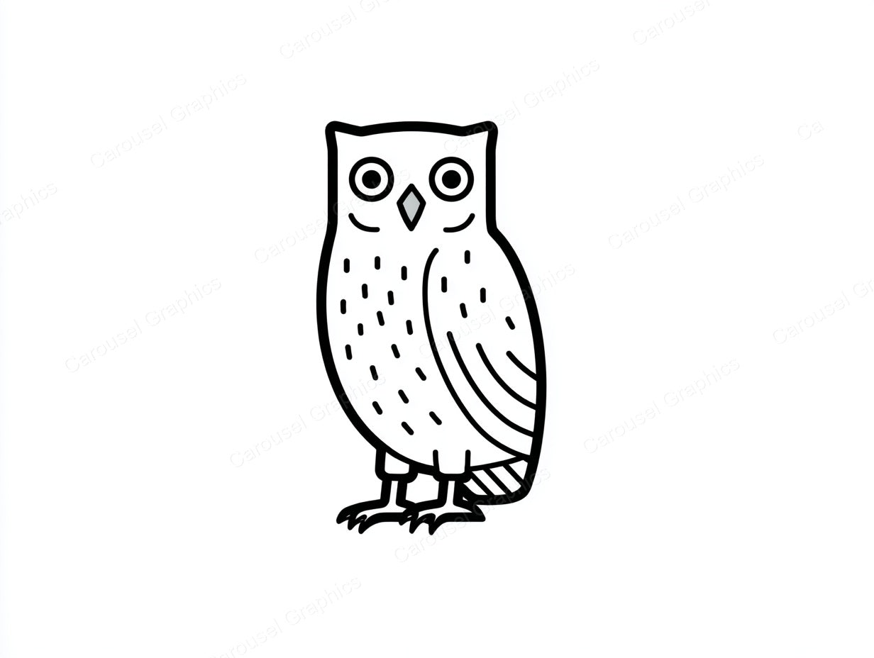 Owl Vector Graphic preview