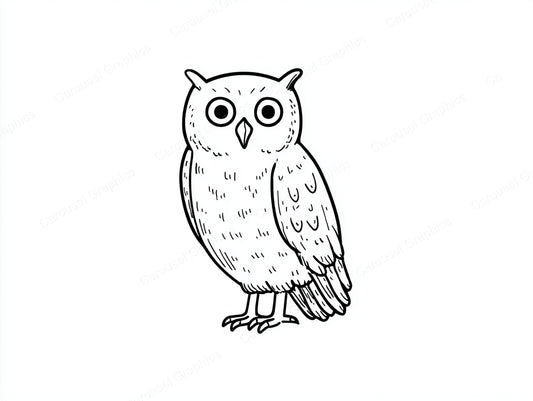 Owl Vector Graphic preview