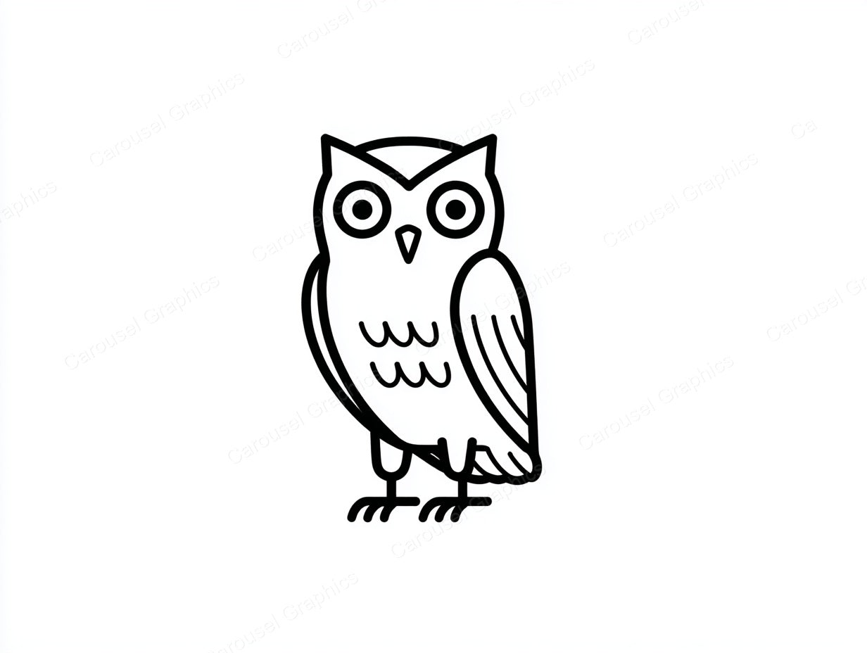 Owl Vector Graphic preview