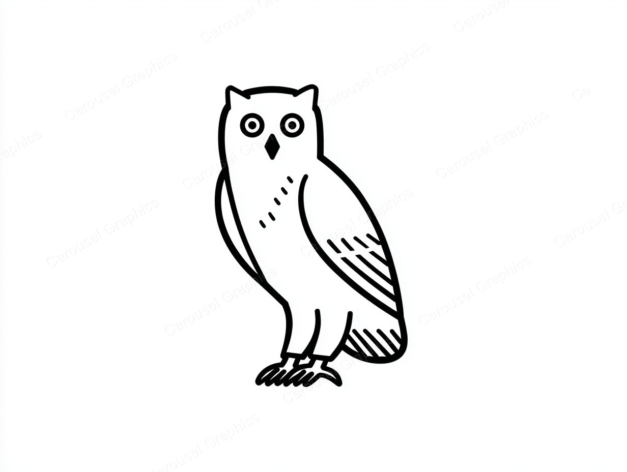 Owl Vector Graphic preview