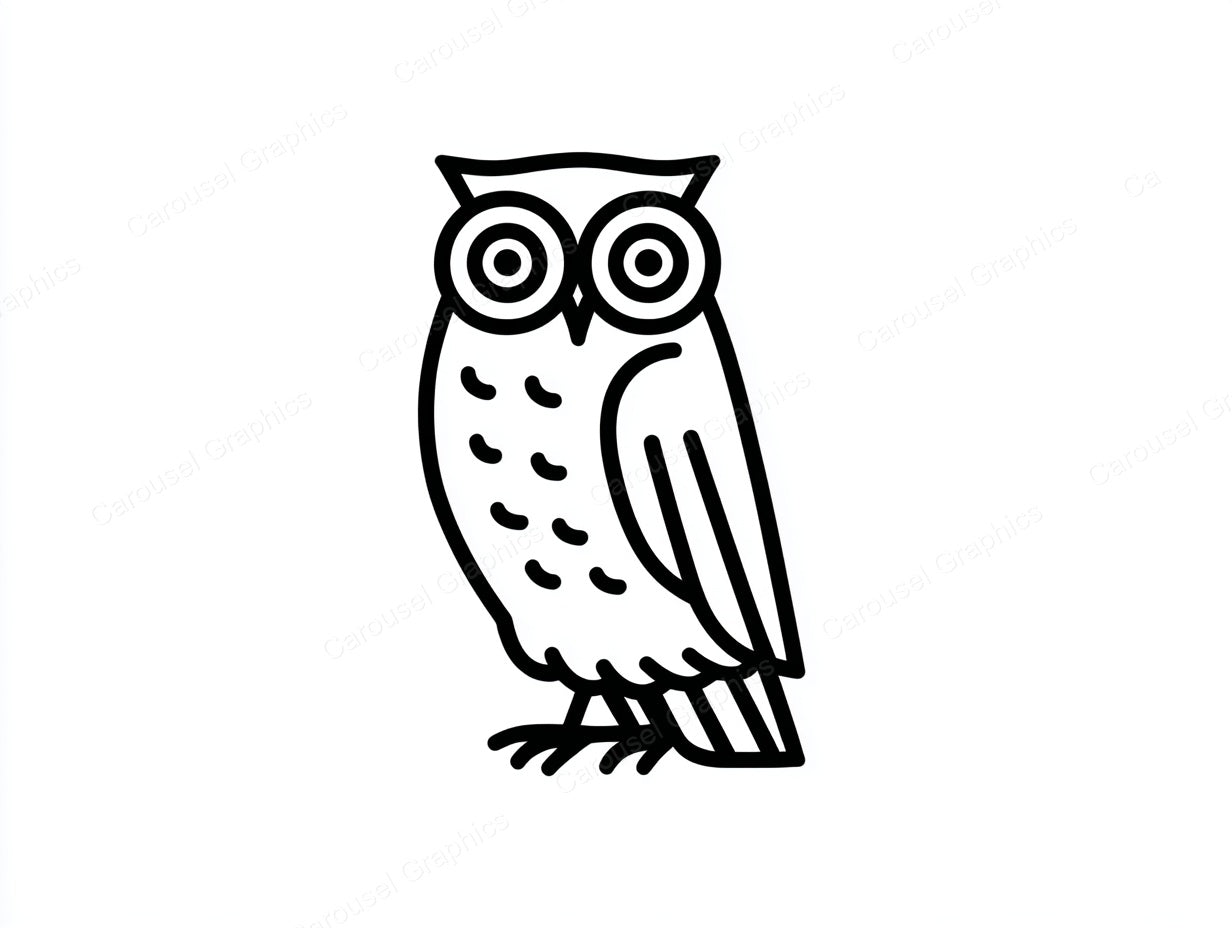 Owl Vector Graphic preview
