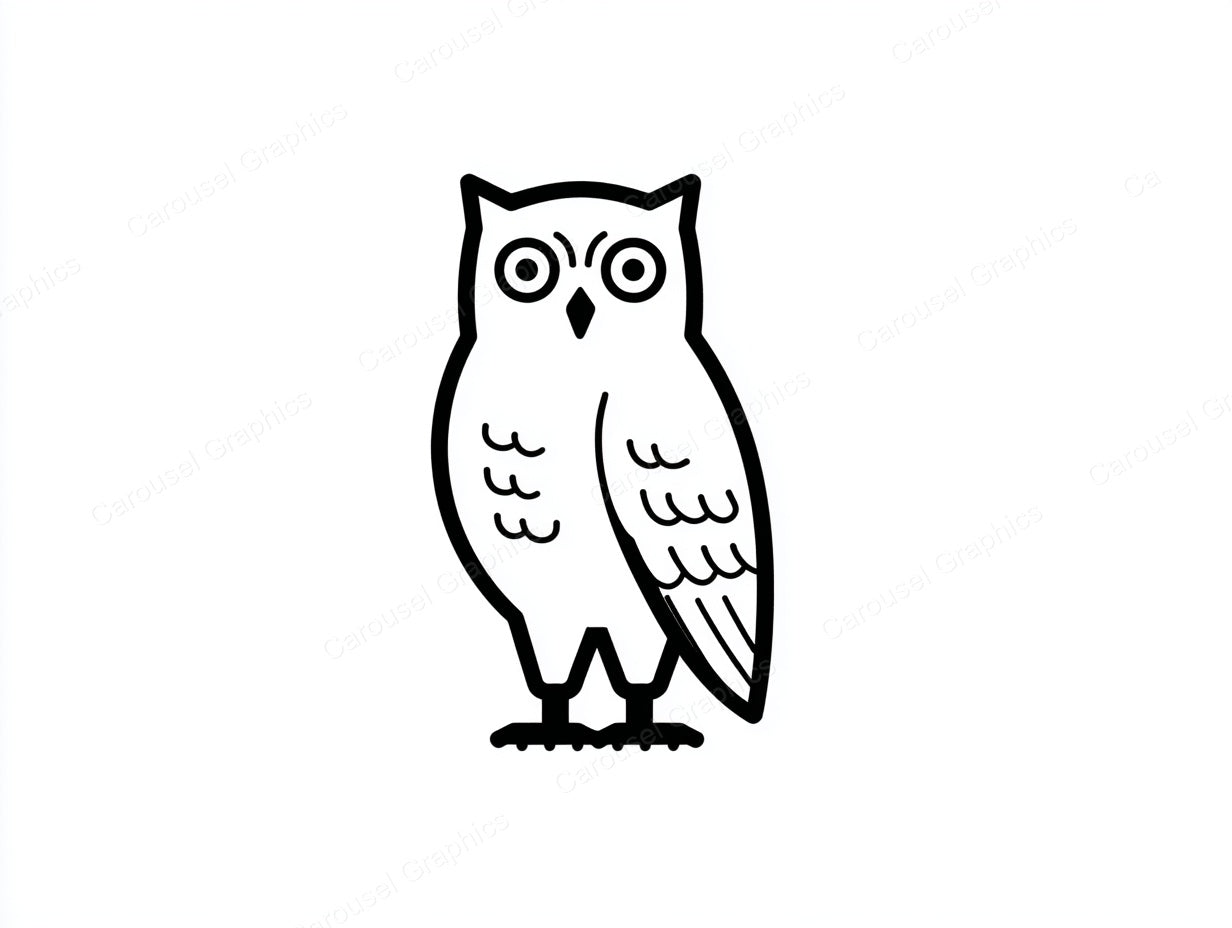 Owl Vector Graphic preview