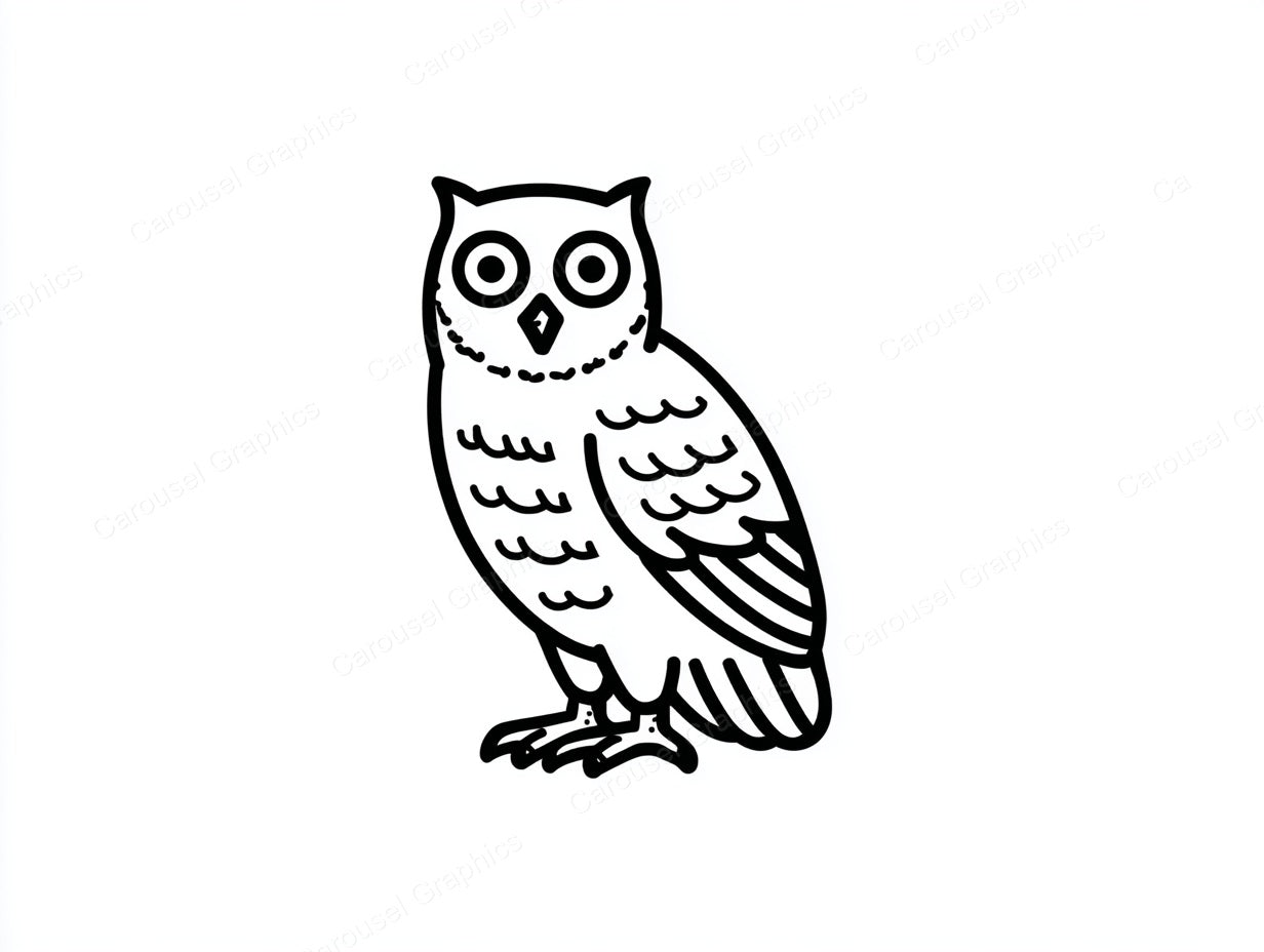 Owl Vector Graphic preview