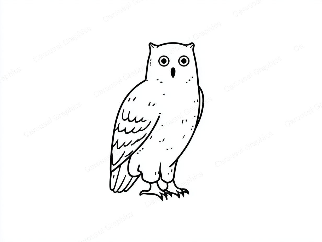Owl Vector Graphic preview